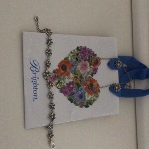 Brighton Floral Daisy Link Bracelet - Silver